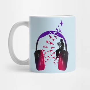 Headphone Music French Horn Mug